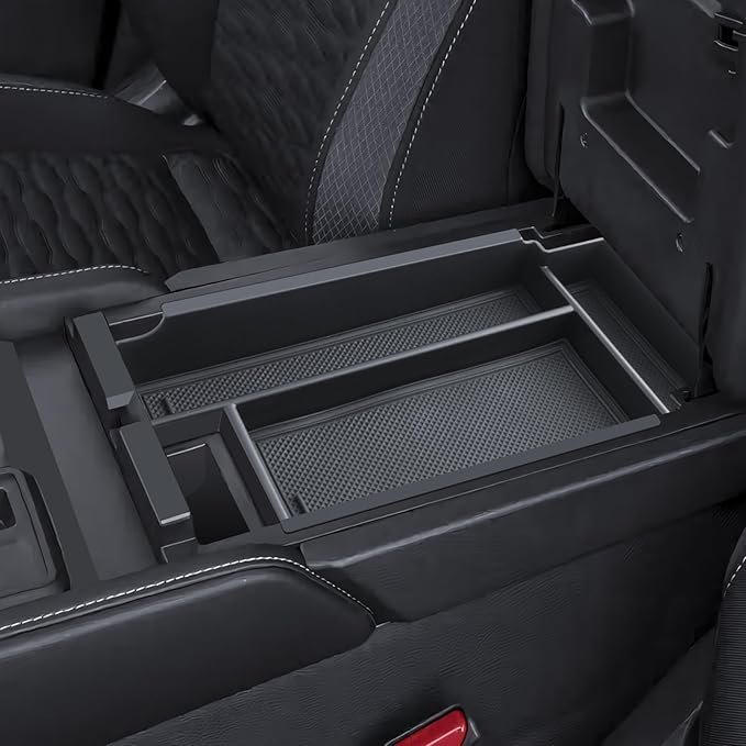 for Pathfinder Center Console Organizer Double-Layer 2022-2025 2026 Nissan Pathfinder(S/SV/SL/Rock Creek/Platinum) Accessories Armrest Box Organizer + Lower Console Organizer Tray Set 2-Pack