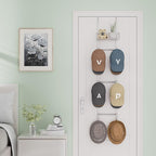 HapiRm Over Door Hat Rack - Wall Mounted Hat Organizer with 6 Hooks and Metal Basket Design, Baseball Cap Organizer Storage H