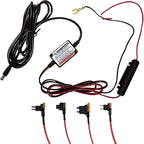 15ft Car Dash Cam Hardwire Kits,DC 5.5mm Head Charge Cable Tools w. Mini(ACS)/LP Mini(ACN)/ATO(ATC or ACU)/Micro2(ACZ) Fuse for NuCam WR & Galaxy Projector etc