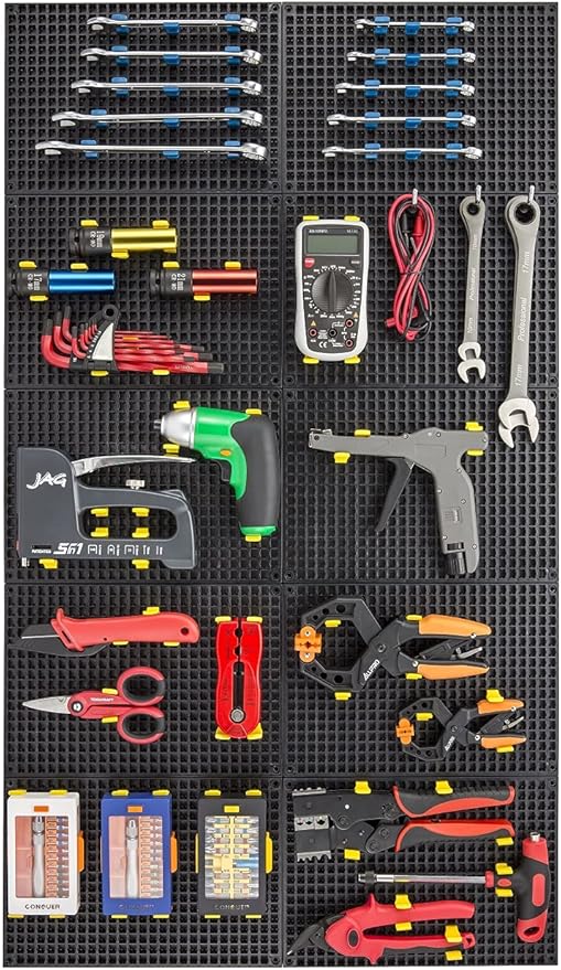 Metal Hanging Hooks 4.33 inch / 110 mm 10 Pcs - Accessory for Organizer Genie Pegboards to Organize Tools