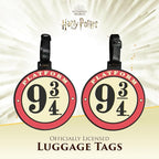 FUL Harry Potter Platform 9-3/4 Luggage Tags, 2-Piece Suitcase ID Tag Set, Multi, One Size