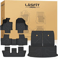 LASFIT Floor Mats&Trunk Mat&Backrest Mat for Lexus TX/TX350/TX500h/TX550h+ 2024 2025 2026, TPE All Weather Floor Liners for Lexus TX 350, 3Row&Cargo Mat for Tx Car Mats(Cargo Mat Fit with Subwoofer