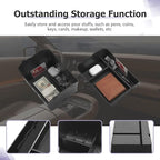 LUWU 2026 Palisade Center Console Organizer Compatible with 2026 Hyundai Palisade Accessories Armrest Console Organizer Armrest Insert Tray Palisade LX3 2026 Accessories Black 2-Pack