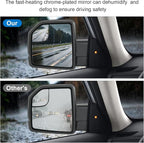 JDMSPEED Left Driver Side View Mirror Compatible with 2015-2020 Ford F150 with Heated Turn Signal Power Glass Puddle lights C