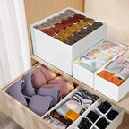 12 Pack Drawer Organizers for Clothing, 116 Large Compartments Fabric Dresser Closet Organizers and Storage Bins for Baby Clo