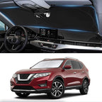 Custom Fit Rogue 3rd Windshield Sunshade for Nissan Rogue 3rd Gen 2021 2022 2023 2024 2025 (Not for Rogue Sport) Front Window Car Shades Shield Cover for Windshield Sun Visor Protector Blocks UV Rays