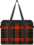 Reusable Grocery Bags Heavy Duty Shopping Bags Foldable Large Tote Bags with Long Handles & Hard Bottom