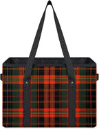Reusable Grocery Bags Heavy Duty Shopping Bags Foldable Large Tote Bags with Long Handles & Hard Bottom