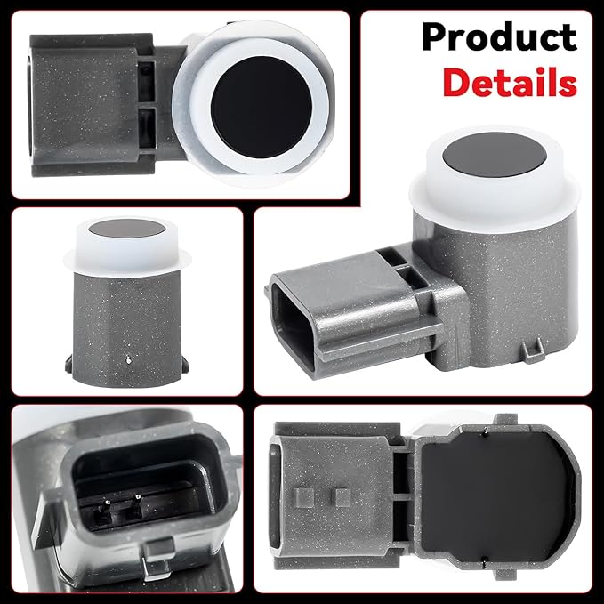 4pcs PDC Bumper Parking Aid Assist Sensors Backup Reverse Radar - Compatible with Nissan Altima Armada Pathfinder Maxima Tita