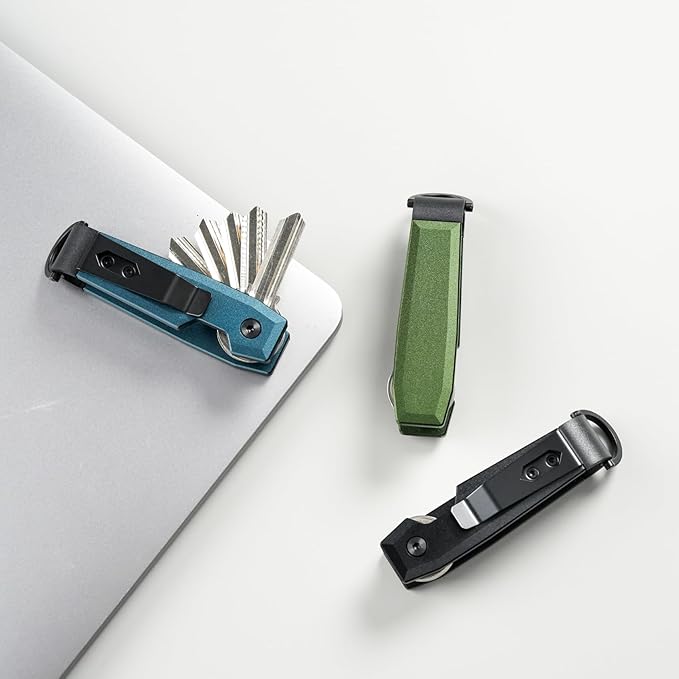 Metallic Key Organizer - Aluminum Key Organizer holder, Minimalist Innovative Keychain.