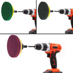 Power Scrubber Pads Drill Attachment, GOH DODD 26 Pieces 4 Inch Headlight Restoration Kit Drill Brush Scouring Cleaning Pads 