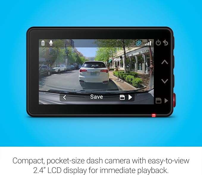 Garmin Dash Cam™ X210, Compact 1440p HD Dash Cam with a 140-degree Field of View, Built in Clarity™ Polarizer, Voice Controll
