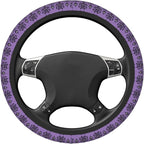 Haunted The Mansion Steering Wheel Cover Cute Universal 15 Inch Car Accessories Protector for Women Fit Auto SUV Sedan Vans T