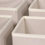 DIOMMELL 9 Pack Foldable Cloth Storage Box Closet Dresser Drawer Organizer Fabric Baskets Bins Containers Divider for Clothes