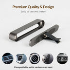 2 Packs Car Air Freshener Diffuser, Essential Oil Diffusers Vent Clip, Perfume Diffuser with 6 Refill Unscent Fiber Sticks, P