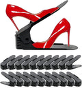 NVGSN Shoe Slots Organizer 20 Pack - Shoe Stackers for a Pair of Shoes, Shoe Storage Shoe Space Savers 50%, 4 Levels Adjustab
