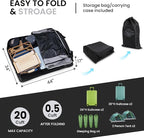 Sailnovo Rooftop Cargo Carrier Car Roof Bag 21 Cubic,Waterproof Cargo Roof Bag for Most Vehicles with/Without Roof Rack with Strap, Anti-Slip Mat,6 Door Hooks(Classic Gray-Black)