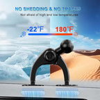GPS Holder for Car Dashboard, Dual Adhesive Base GPS Mount for Any Surface, 360° Rotation GPS Car Holder for Garmin Nuvi Dezl Drive Drivesmart Zumo Driveassist DriveLuxe StreetPilot RV