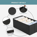Criusia Drawer Organizer Clothes, 21 Pack Dresser Organizer for Baby Clothes, Underwear, Sock - Foldable Closet Organization 