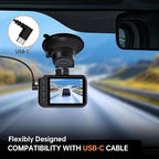 Dash Cam Front and Rear, 2.5K Dual Dash Camera for Cars, 2560P Mini Car Camera, 2 inch IPS Screen, WDR Night Vision, 24 Hours