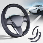 Steering Wheel Cover for Tesla Model 3(2017-2023) Model Y(2020-2024), Steering Wheel Accessories for Tesla Model 3/ Y