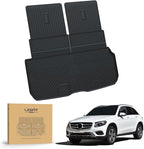 LASFIT Cargo Mat & Backrest Mat (3 Pieces) for Mercedes Benz GLS 450/580 /63 AMG 2026 2025 2024 2023 2022 2021 2020, All Weather TPE Cargo Liner Custom Fit GLS 2020-2026 Trunk Mat with Seatback