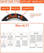 AutoSock Commercial Vehicle Snow Socks for Tires, AL71 - Car Sock Tire Traction Device for Snow, Ultimate Chain Alternative f