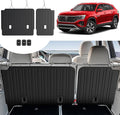 2nd Backrest Mat for 2018-2025 2026 Volkswagen VW Atlas (Not for Cross Sport)-All Weather TPE Seat Back Cover Protection Kick Mats for 2025 VW Atlas SE SEL Peak Edition Accessories-7 Seats