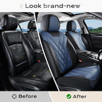 Coverado Car Seat Covers, Front Covers for Cars, Car Seat Cover Front Seats, Automotive Seat Cover, Waterproof, Leather Car S