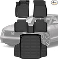 VIWIK Floor Mats Fit for Honda Accord Sedan 2025-2023 (Include Hybrid Models) Heavy Duty Protection, TPE Anti-Slip Car Mats All Weather Custom Floor Liners for Accord 2023 2024 2025