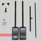 brand Wardrobe lift clothes rack,Pull Down Closet Rod for Hanging Clothes, Retractable Wardrobe Hanger for Cabinet, Aluminium