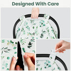 Rquite Car Seat Cover Baby, Carseat Covers Baby Girl, Winter Infant Car Seat Cover, Warm Minky Car Seat Canopy, Baby Carrier 