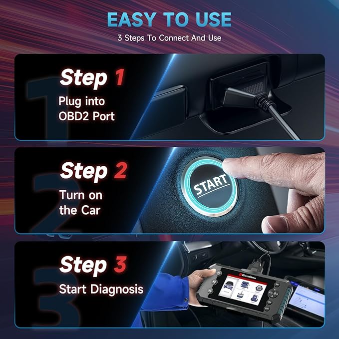 2026 BOSSCOMM IFIX430 OBD2 Scanner Diagnostic Tool, ABS/SRS Airbag/Transmission/Engine, Scan Tool & Car Code Reader for Cars