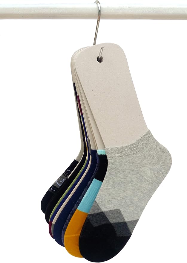 TATYZ Cardboard Sock Inserts Form Blockers, Sock Shaper and Organizer for Storage or Display - 10 PCS (Medium)