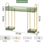 YCIA&DONE Bathroom Countertop Organizer Over The Faucet, Narrow Counter Organizers Above Sink, Table Mounted Faucet Sink Shel