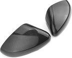 Carbon Fiber Style ABS Exterior Mirror Cover Side Rearview Mirror Cover Trim Compatible with Kia Stinger 2017-2024 Accessories