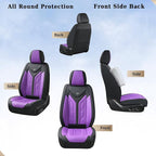 Coverado Front Seat Covers, Leather Seat Covers for Cars, Car Seat Covers Front Seats, Automotive Seat Covers Car Seat Protec