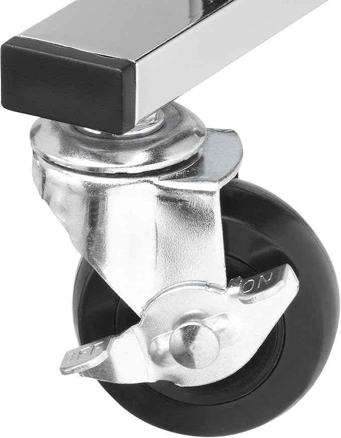Whitmor 10 Tier Shoe Tower, 50 Pair, Chrome