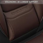 Front Car Seat Covers, 2Pcs Universal Leather Car Seat Covers, Full Coverage Waterproof Automotive Seat Covers, Breathable Ca