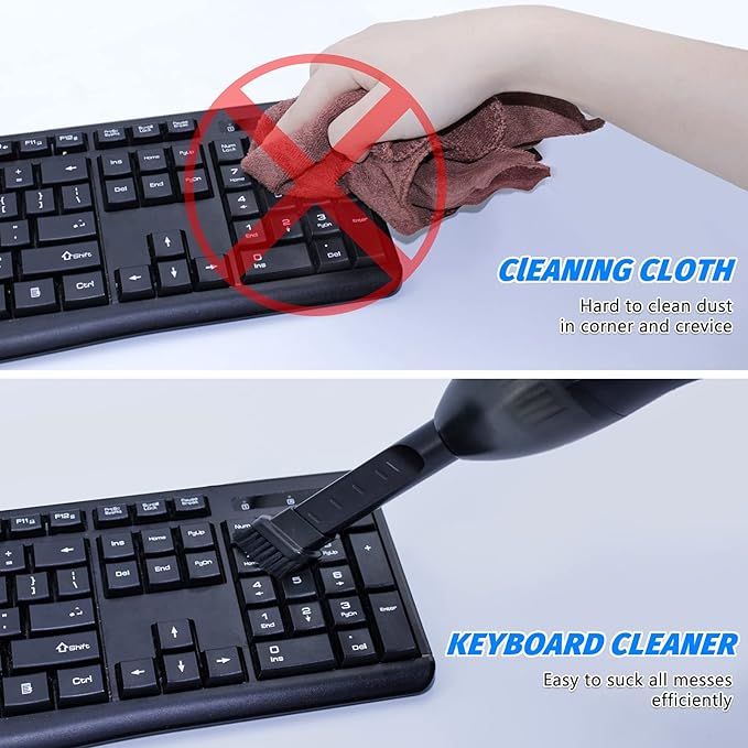 4.3Kpa Keyboard Vacuum Cleaner Mini：Handheld Computer Vacuum Cordless for Car Laptop Sewing Machine Portable Keyboard Vac USB