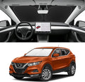 Custom Fit Windshield Sun Shade for Nissan Rogue Sport 2017-2022, Blocks UV & Heat, Front Window Sunshade Accessories, Easy Fold & Store Keep Your Car Cooler