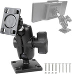 Dashboard Mount for CarPlay Screen - Dual 360° Rotation, Adjustable Angles, Compatible with in-Car Monitors CarPlay Mount