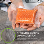 Vacuum Sealer Bags For Food: 12 Pack 6 Rolls 11"x20' + 6 Rolls 8"x20' Commercial Grade BPA Free Bag Rolls Durable Customized 