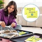 10 Packs 200g Rechargeable Silica Gel Desiccant Moisture Absorbing Bag for Storage Bin Indicating Silica Gel Desiccant