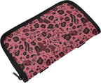 Car Tissue Holder Car Visor Organizer Tissue Box Holder for Car Sun Visor Organizer with Car Vehicle Accessories Essentials Interior for Women Men Leopard Print Notes Red
