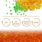 6 Pack 40 Gram Silica Gel Canister Dehumidifier Desiccant Orange to Green Reusable Indicating Desiccant Moisture Absorber