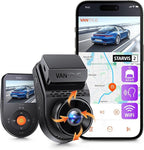 Vantrue S1 Pro Dash Cam Front STARVIS 2, 2.7K Mini Dash Camera for Cars, ADAS, App Control, Built-in WiFi GPS, G-Sensor, Loop