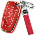 For Ford Key Fob Cover with Keychain, Soft TPU Key Case Shell Full Protection for Ford Explorer Fusion Escape Edge Expedition