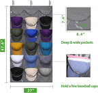 Dofilachy Hat Rack - Hat Organizer - Hat Racks for Baseball Caps, Visible Hat Holder - Baseball Hat Rack for Wall Door with 3