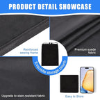 ZATOOTO Car Window Shades for Civic 2017-2024, Custom Fit Suede Car Window Covers for 100% UV & Privacy Protection, Heat Insulation, 4 Packs Side Window Sun Shade for Family Travel, Baby, Pets